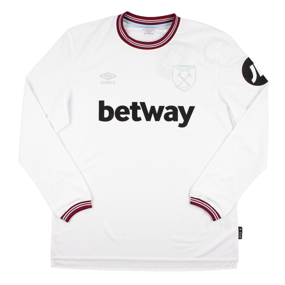 2023-2024 West Ham Long Sleeve Away Shirt (KEHRER 24)