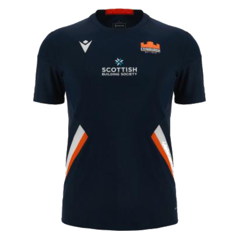 2023-2024 Edinburgh Rugby Training Player Shirt (Navy) (Your Name)