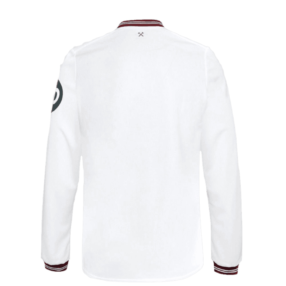 2023-2024 West Ham Long Sleeve Away Shirt (Kids) (SOUCEK 28)