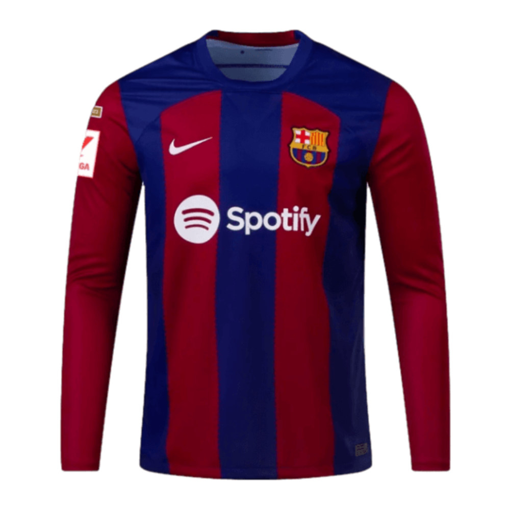 2023-2024 Barcelona Home Long Sleeve Shirt (Ferran 11)