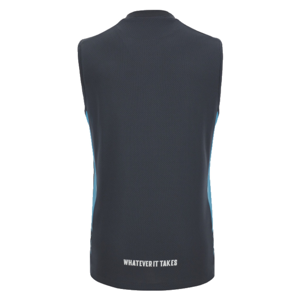 2023-2024 Glasgow Warriors Rugby Sleeveless Vest (Grey)