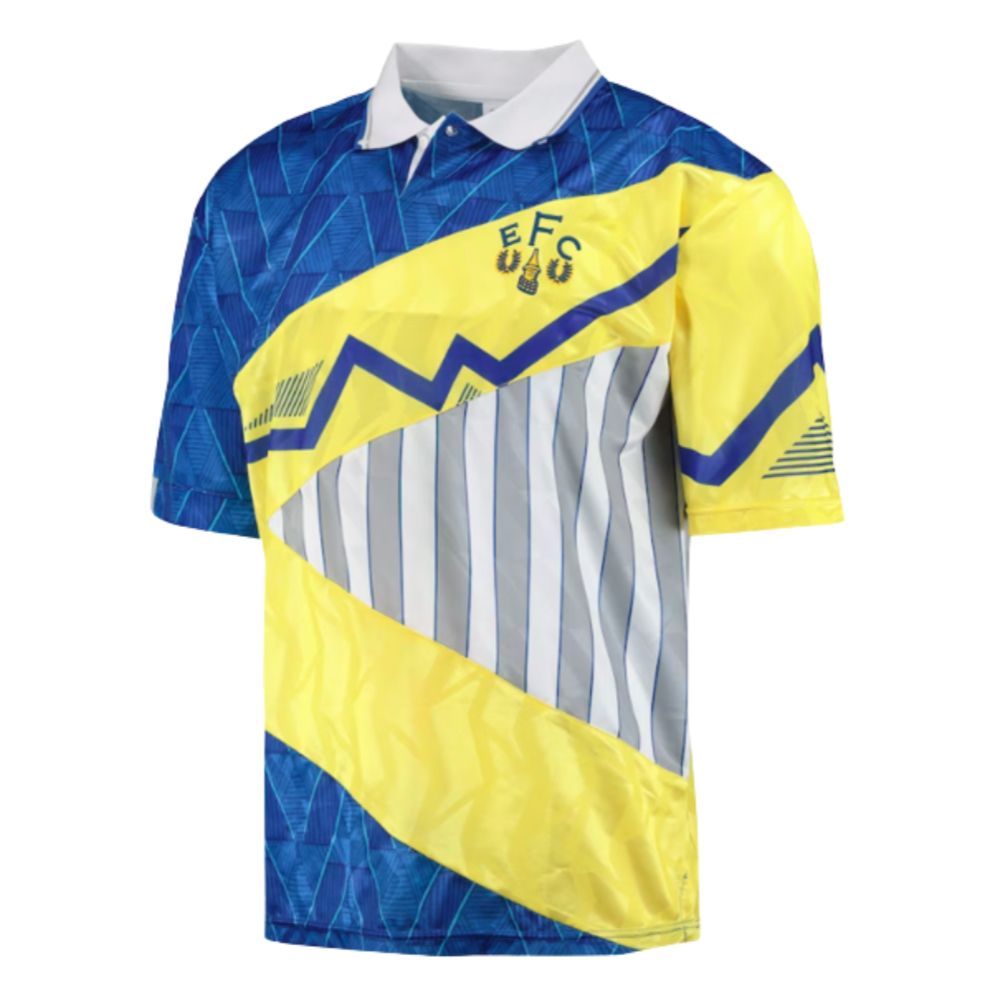 Everton 1990 Mash Up Retro Football Shirt (CAHILL 17)