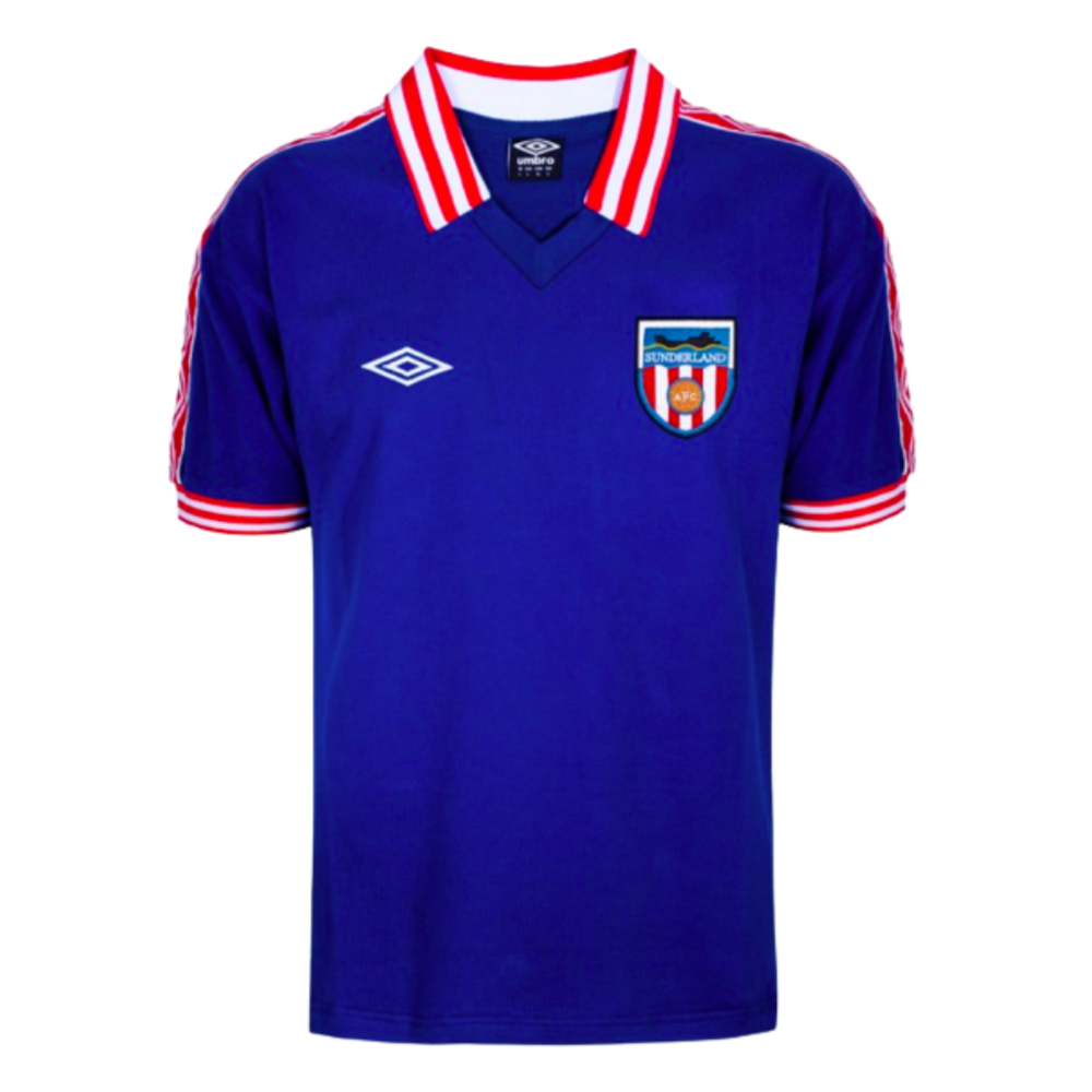 Sunderland 1978 Away Umbro Retro Football Shirt (Your Name)