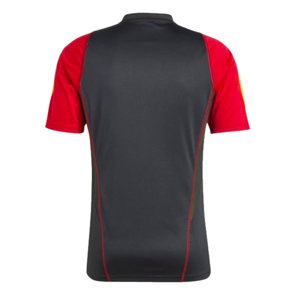 2023-2024 AS Roma Training Shirt (Black) (DE ROSSI 16)