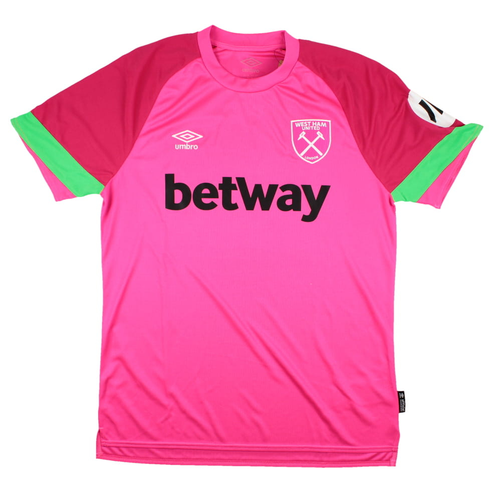 2023-2024 West Ham Third Goalkeeper Shirt (Pink) (Areola 13)