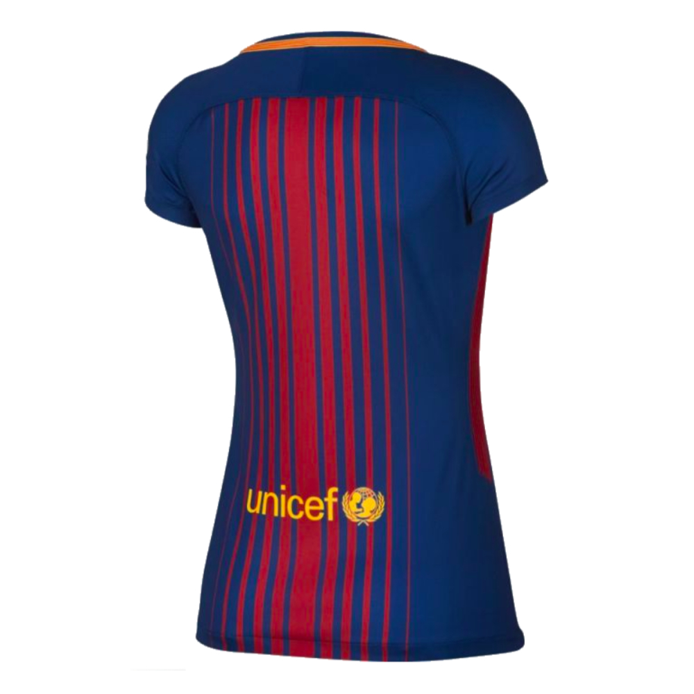 2017-2018 Barcelona Home Shirt (Womens) (Suarez 6)