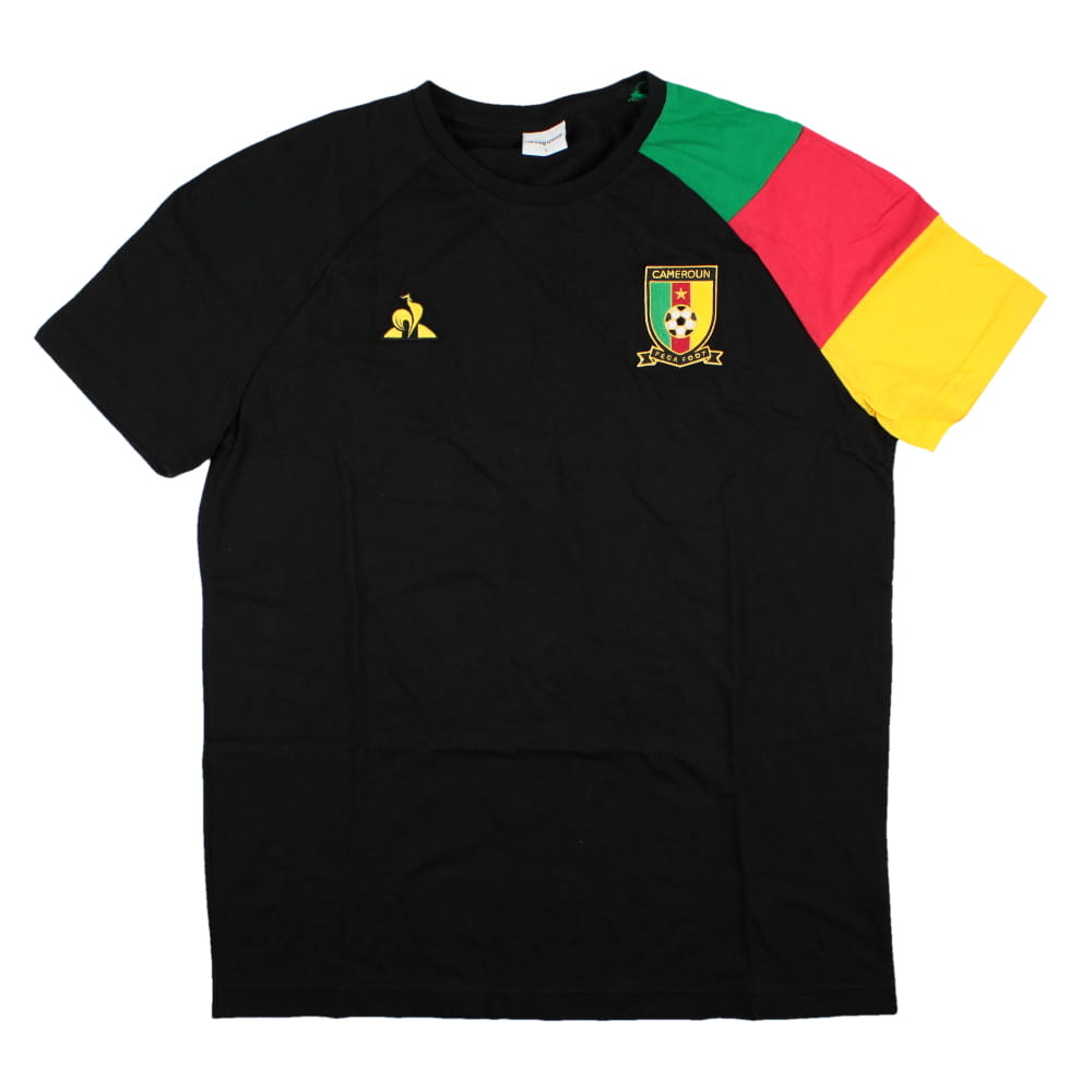 2019-2020 Cameroon Fanwear Tee (Black) (Your Name)