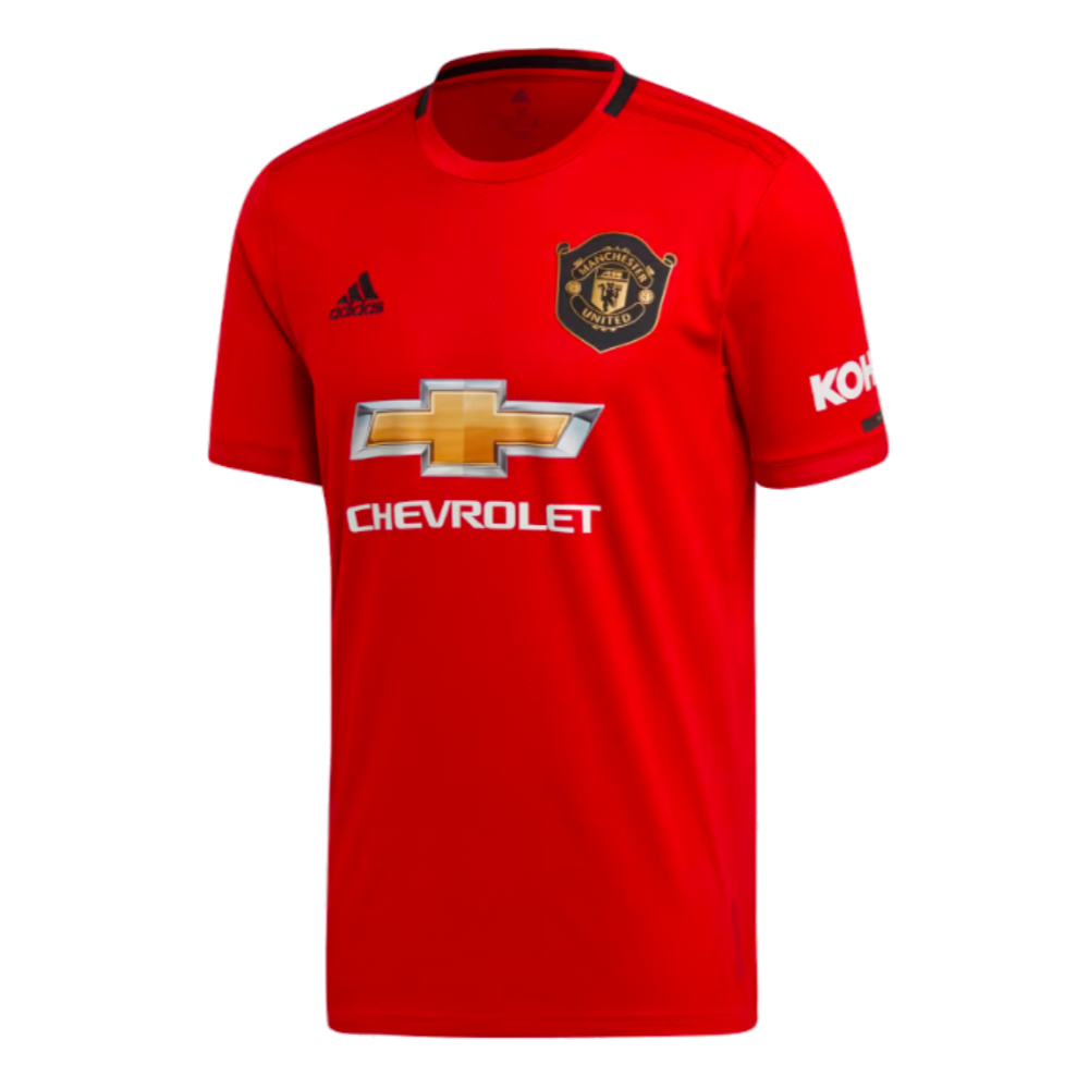 2019-2020 Man Utd Adidas Home Football Shirt (B Fernandes 18)