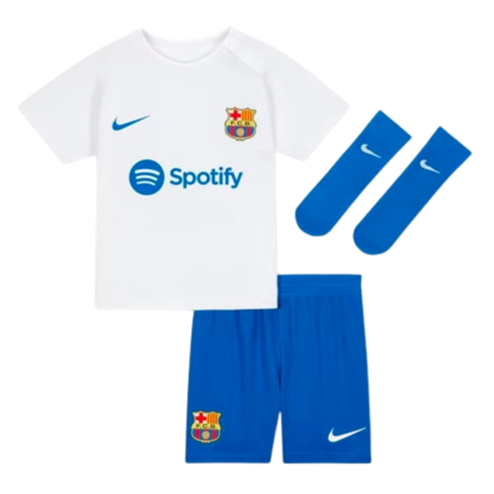 2023-2024 Barcelona Away Baby Kit (Gundogan 22)