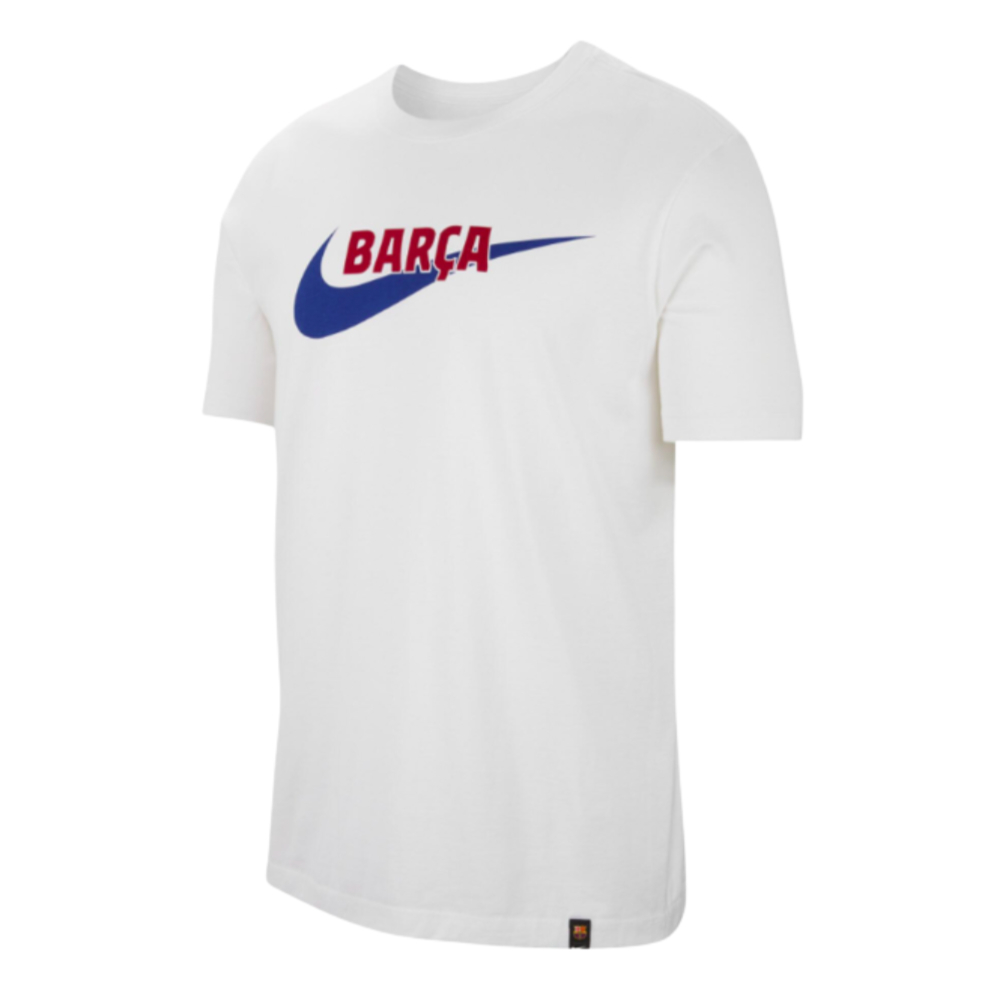 2023-2024 Barcelona Swoosh Club Tee (White) (Ferran 11)