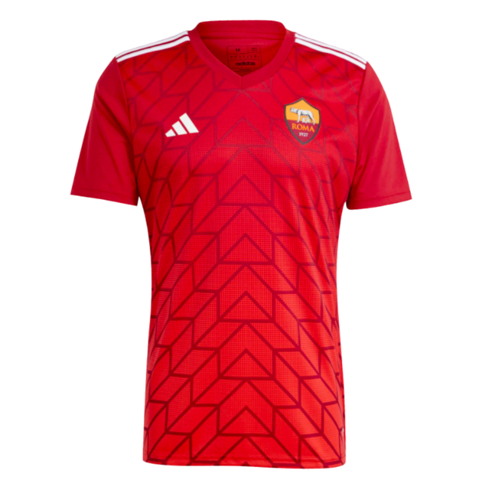 2023-2024 Roma Icon Pre-Match Shirt (Red) (Baldanzi 35)