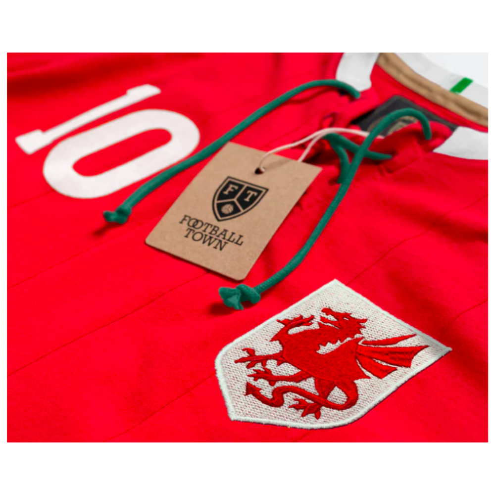 Wales Retro Shirt with Laces The Dragon