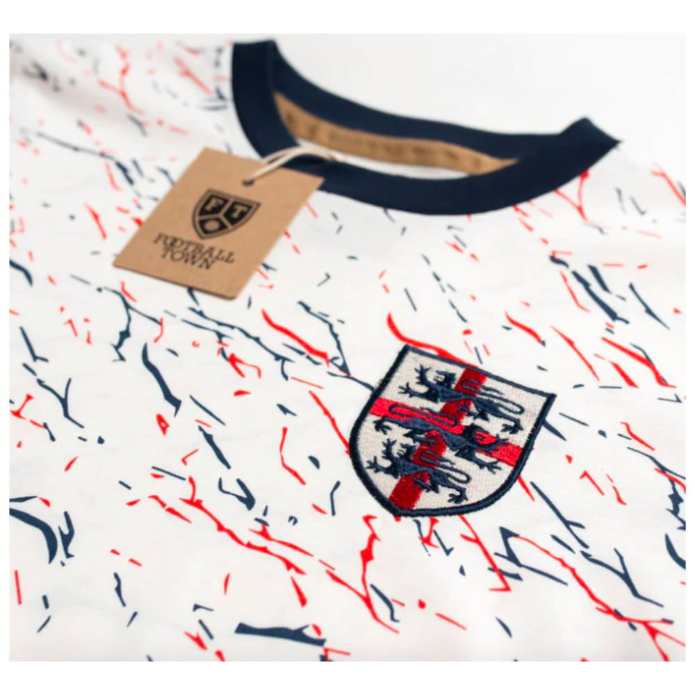 England Marble The Lions Cross Retro Shirt