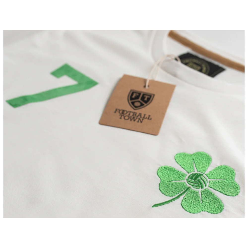 Celtic The Clover 7 White Long Sleeves Shirt