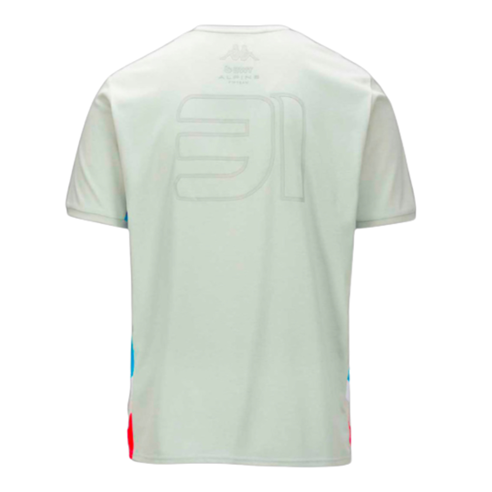 2023 Alpine Esteban Ocon T-Shirt (Light Grey)