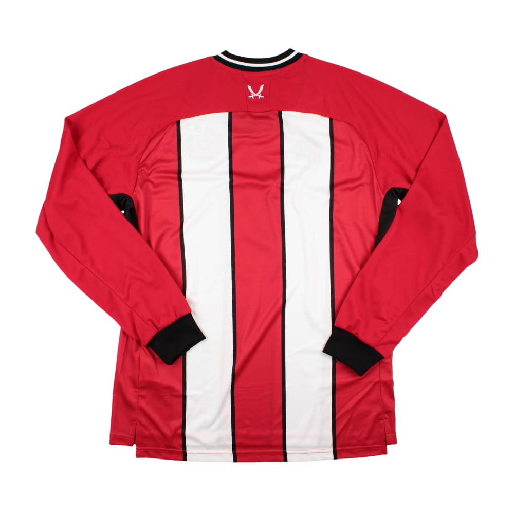 2023-2024 Sheffield United Home Long Sleeve Shirt (Your Name)