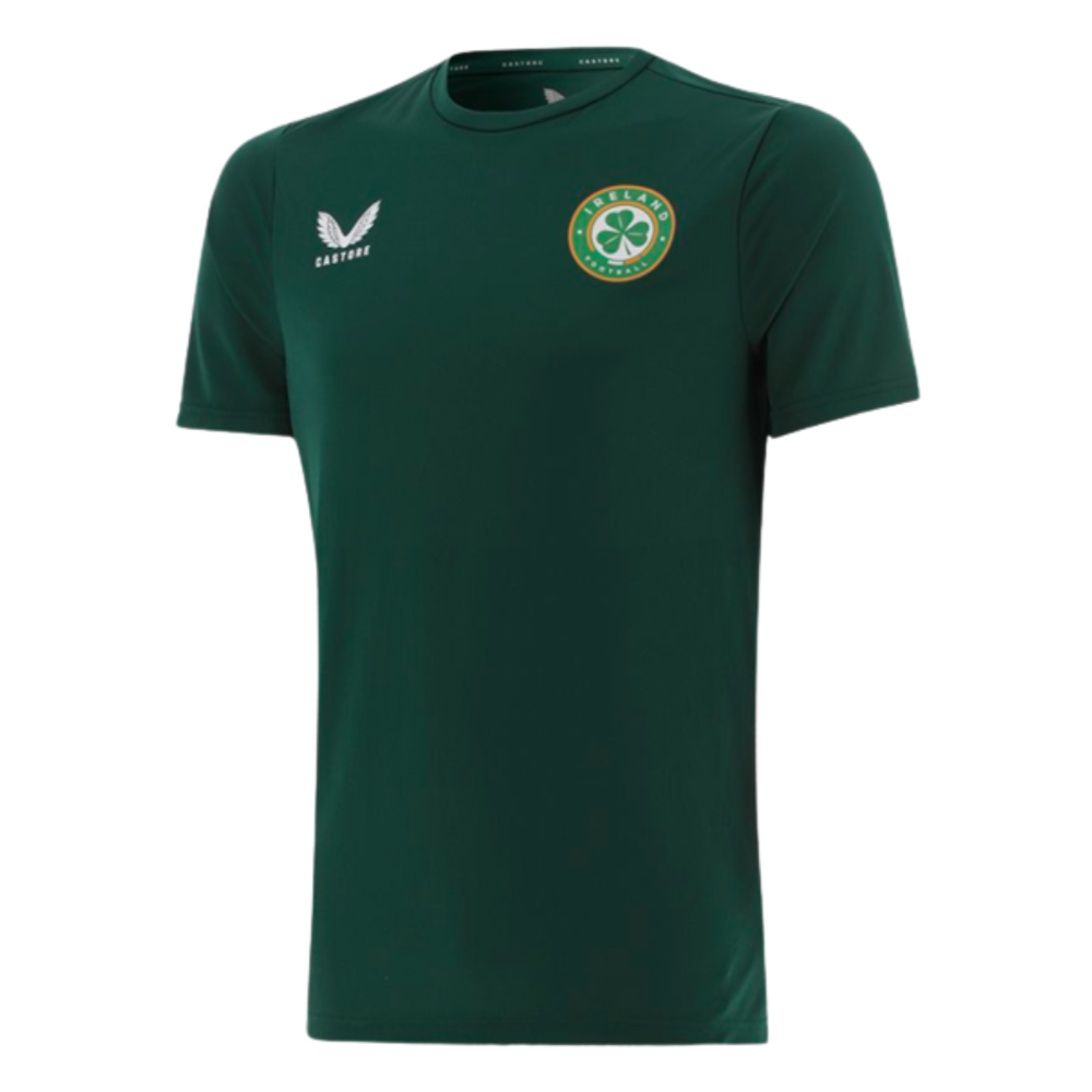 2023-2024 Republic of Ireland Players Travel T-Shirt (Botanical) (Your Name)