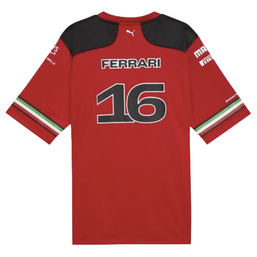 2023 Ferrari Charles Leclerc American Football Jersey