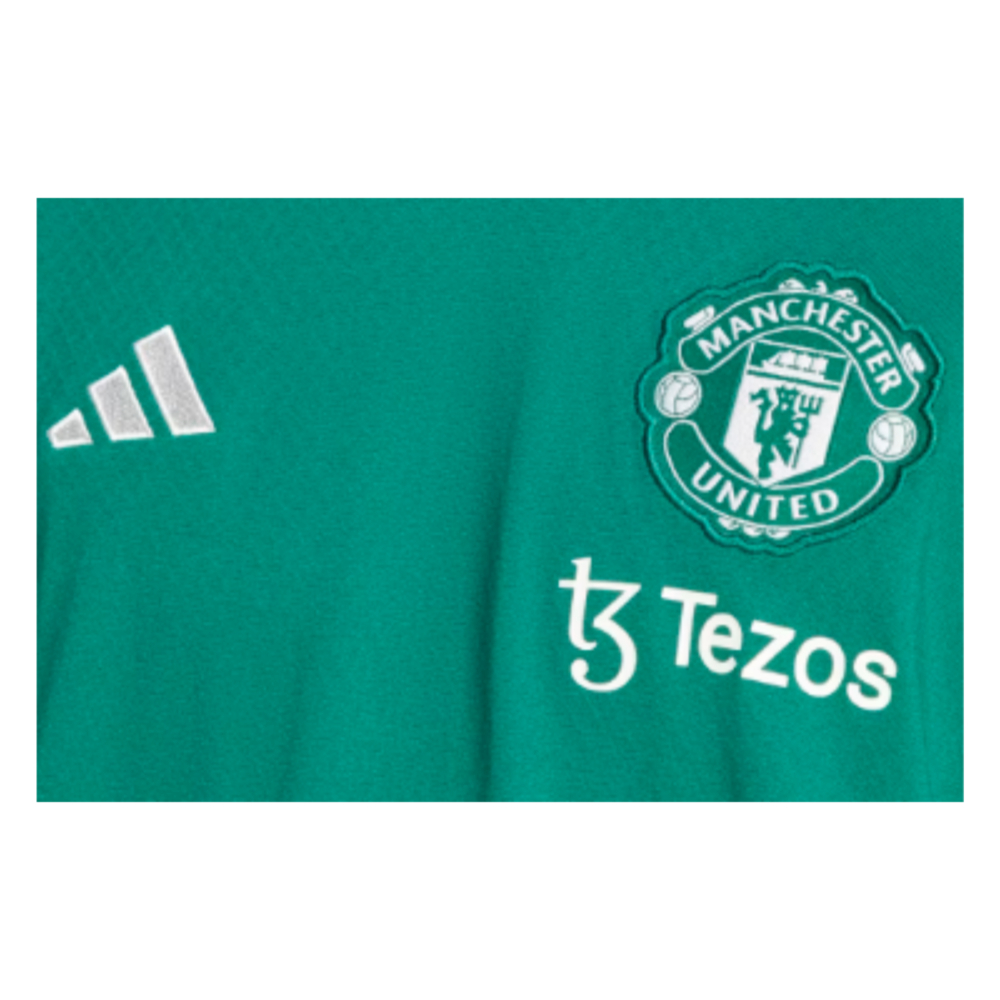 2023-2024 Man Utd Training Tee (Green) (Sancho 25)