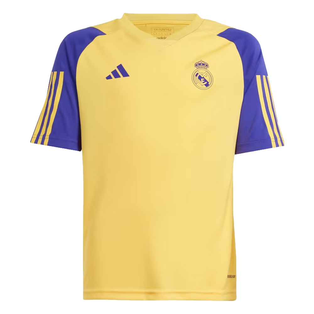 2023-2024 Real Madrid Training Shirt (Spark) - Kids (Bellingham 5)