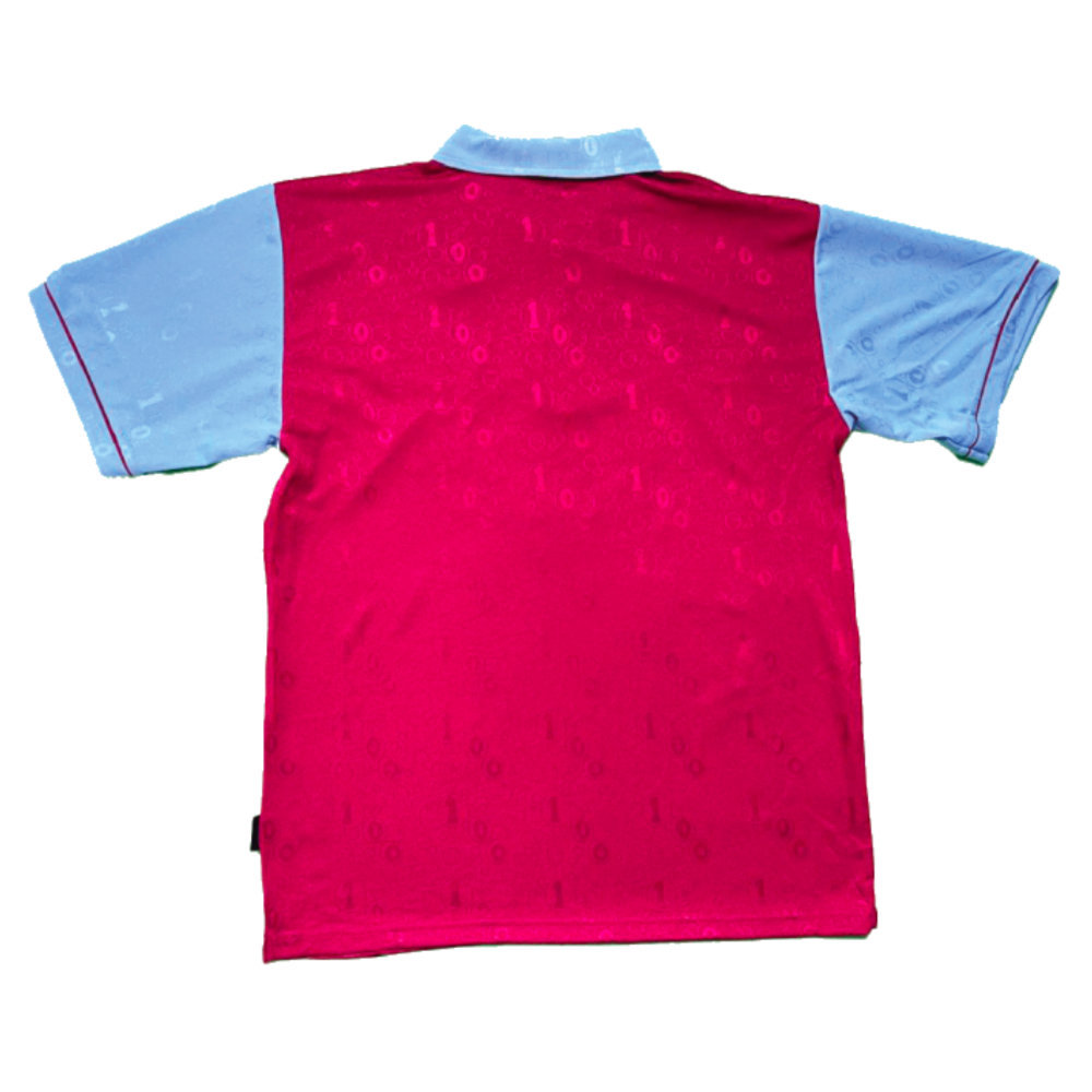 1995-1996 West Ham Centenary Pony Home Shirt (MOORE 6)