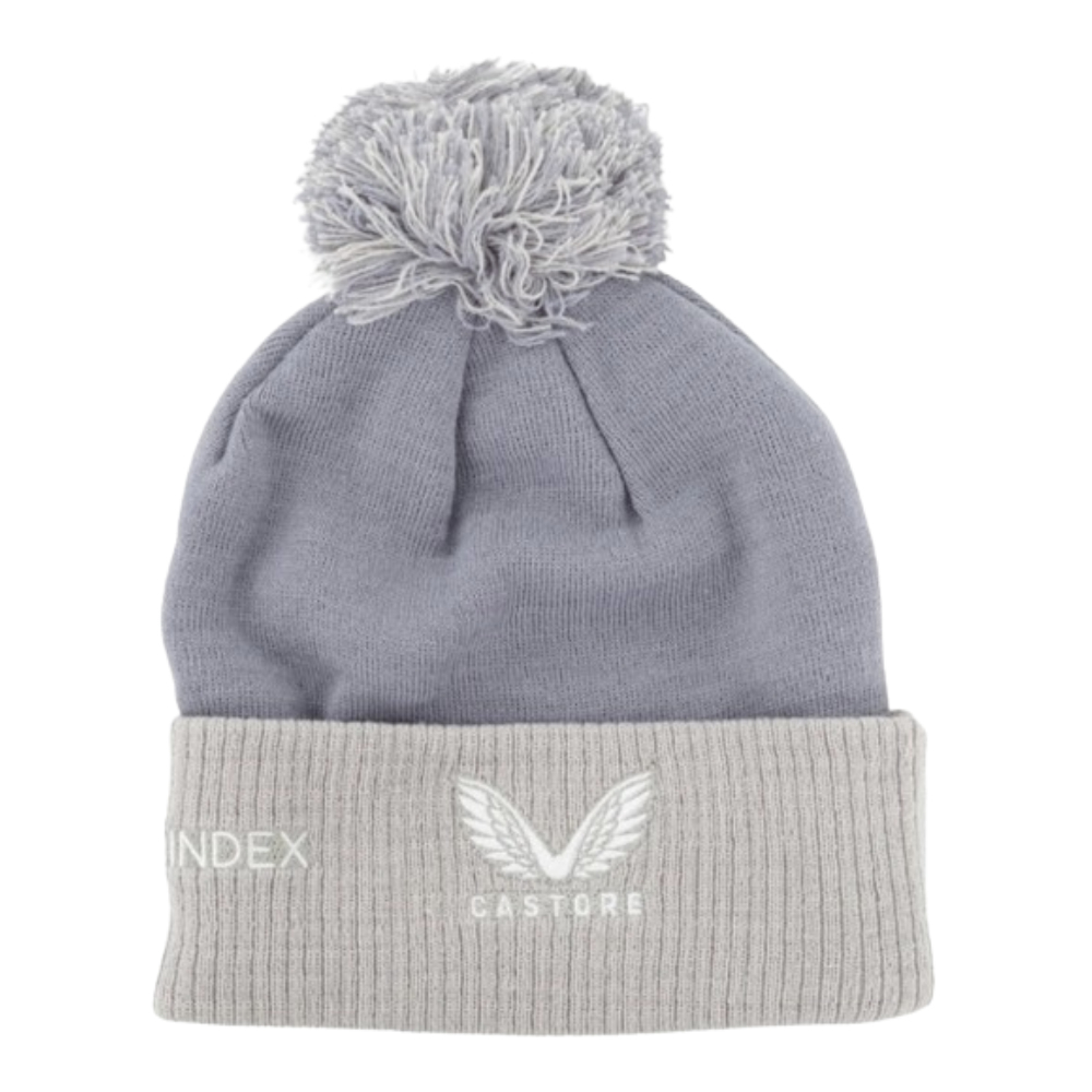 2023-2024 Saracens Rugby Bobble Beanie Hat (Grey)