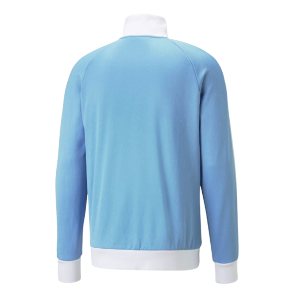 2023-2024 Man City FtblHeritage T7 Track Jacket (Light Blue)