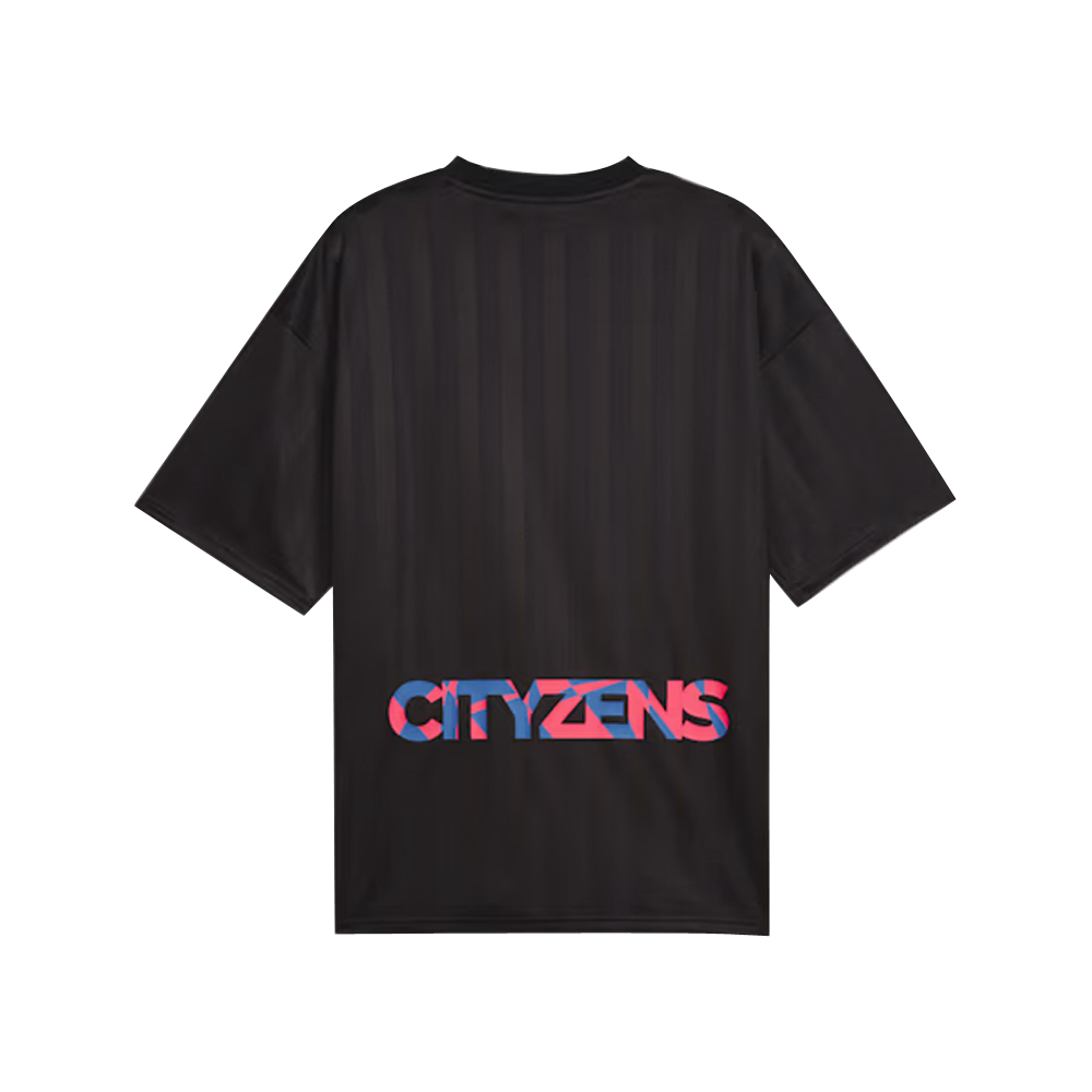 2023-2024 Man City FtblNrgy Jersey (Black) (Greenwood 5)