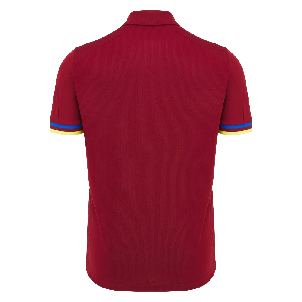 2023-2024 West Indies Cricket Player Travel Polo S/S (Claret)