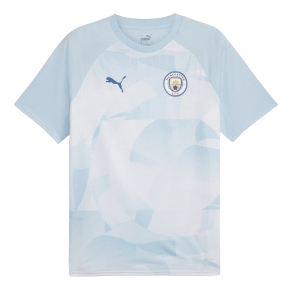 2023-2024 Man City Prematch SS Jersey (Silver Sky) (RICHARDS 2)