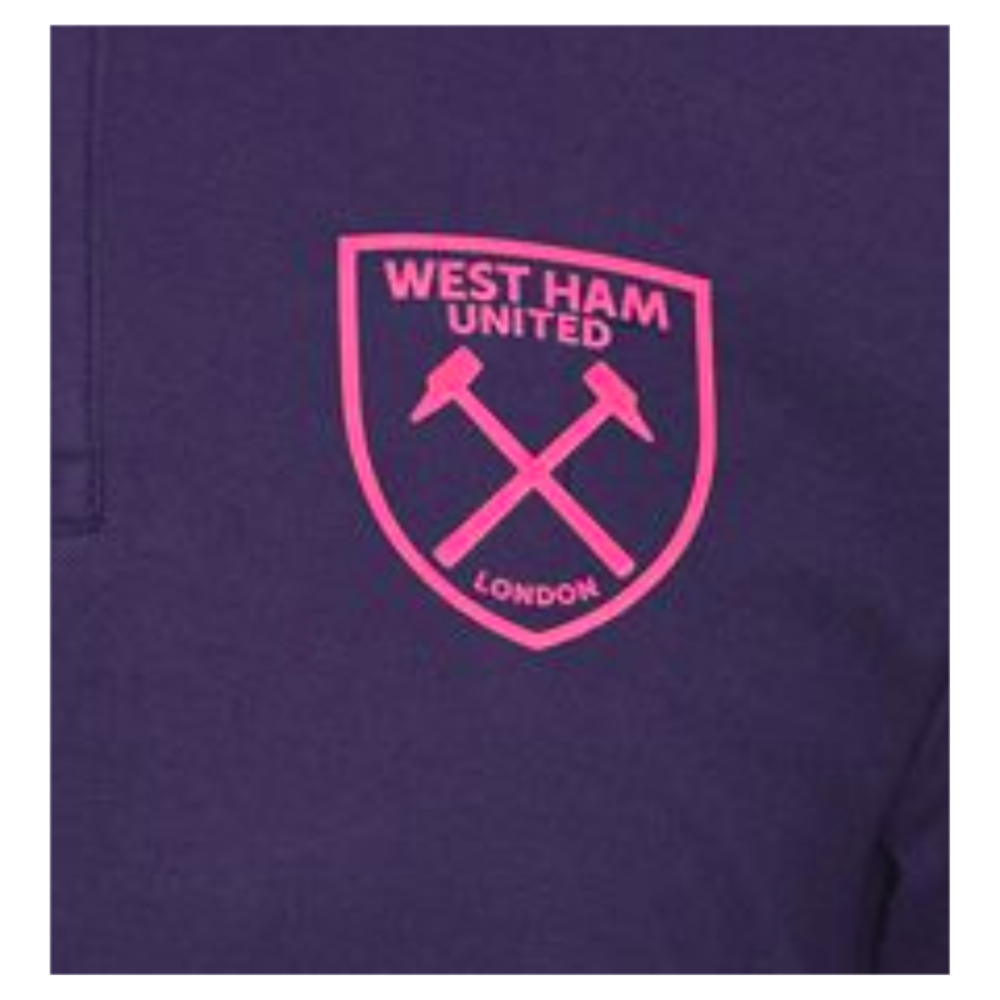 2023-2024 West Ham CVC Polo Shirt (Austral Aura)