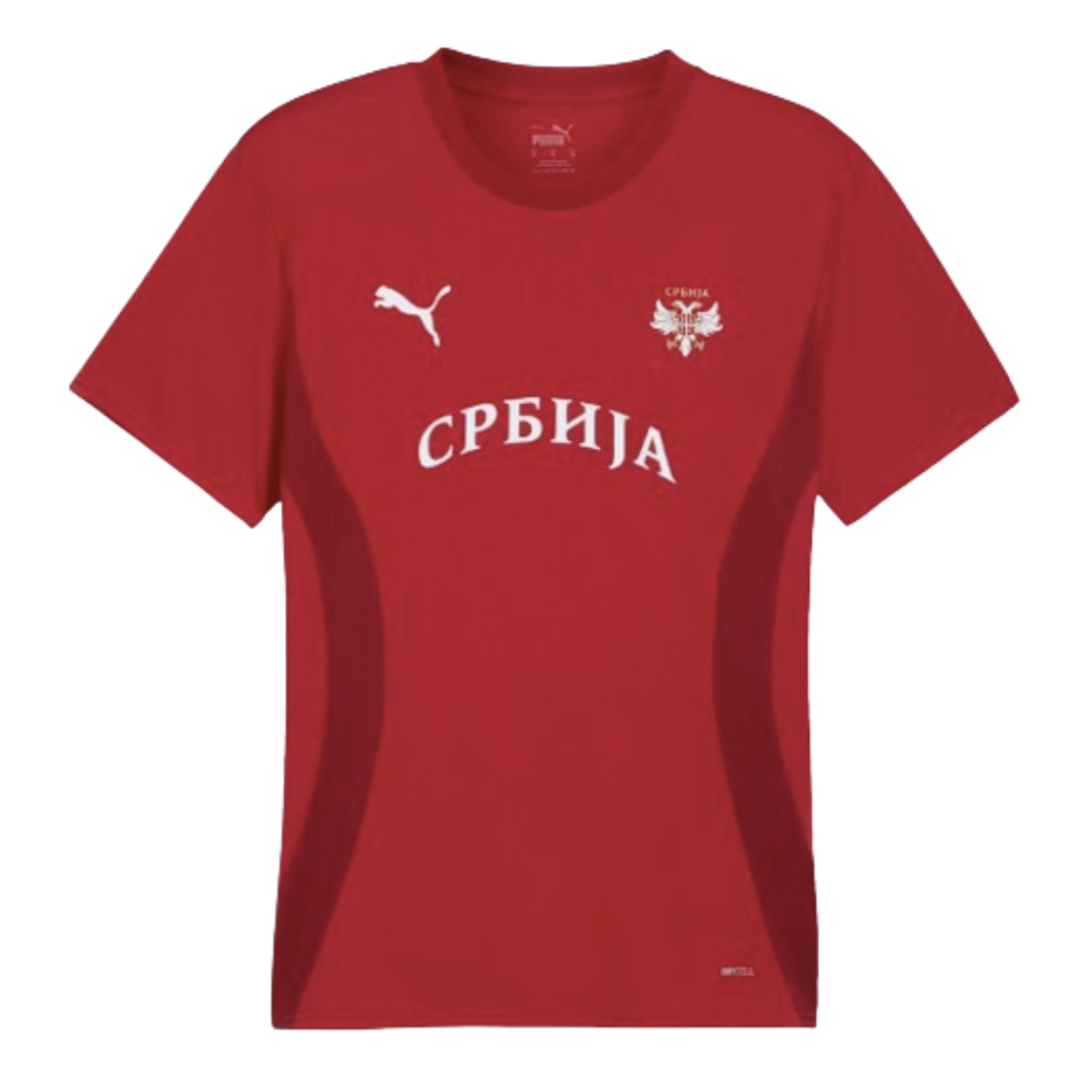 2024-2025 Serbia Pre-Match Jersey (Dark Cherry) (Mitrovic 9)