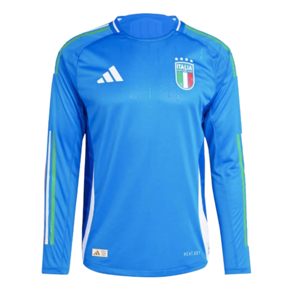 2024-2025 Italy Authentic Long Sleeve Home Shirt (R.BAGGIO 10)