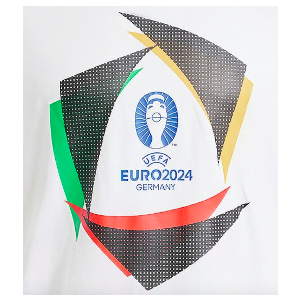 adidas Euro 2024 Official Emblem Trophy T-Shirt - White (Your Name)