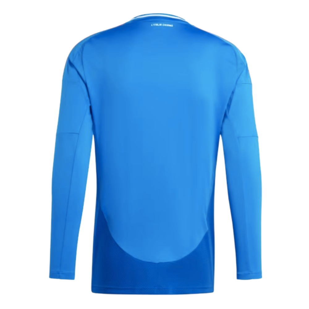 2024-2025 Italy Long Sleeve Home Shirt (R.BAGGIO 10)