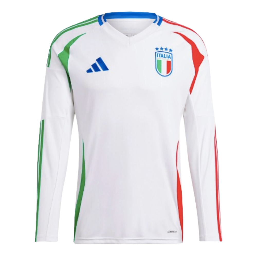 2024-2025 Italy Long Sleeve Away Shirt (DARMIAN 13)