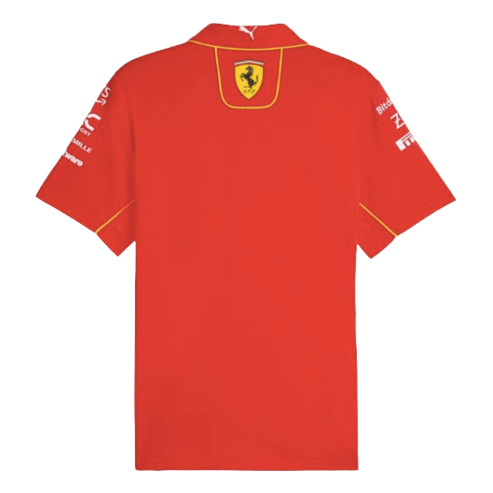 2024 Scuderia Ferrari Team Polo Shirt (Red)