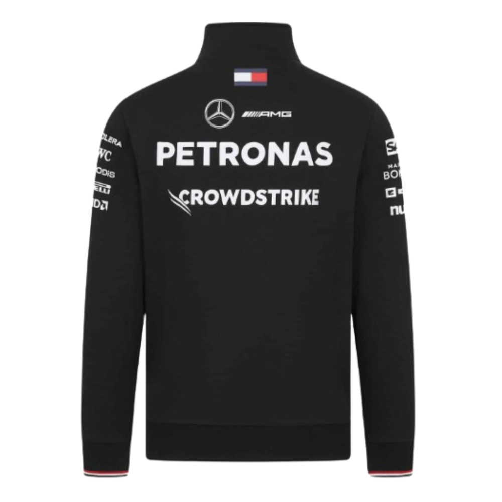 2024 Mercedes-AMG Team 1/4 Zip Sweater (Black)