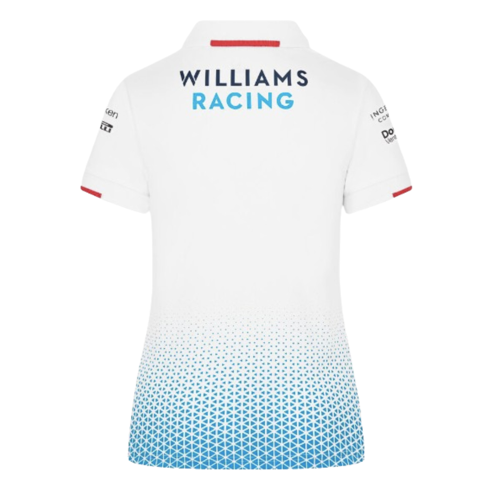 2024 Williams Racing Team Polo Shirt (White) - Womens