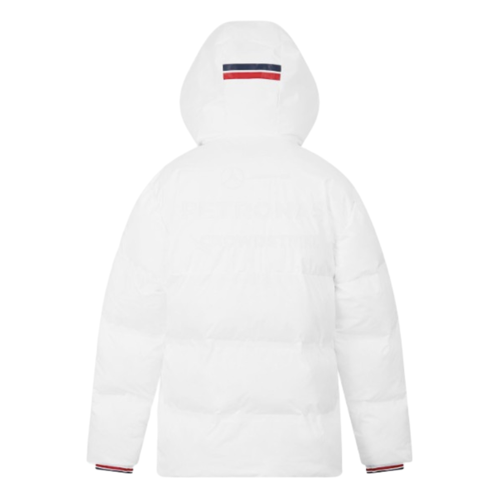 2024 Mercedes-AMG Mens Team Puffer Jacket (White)