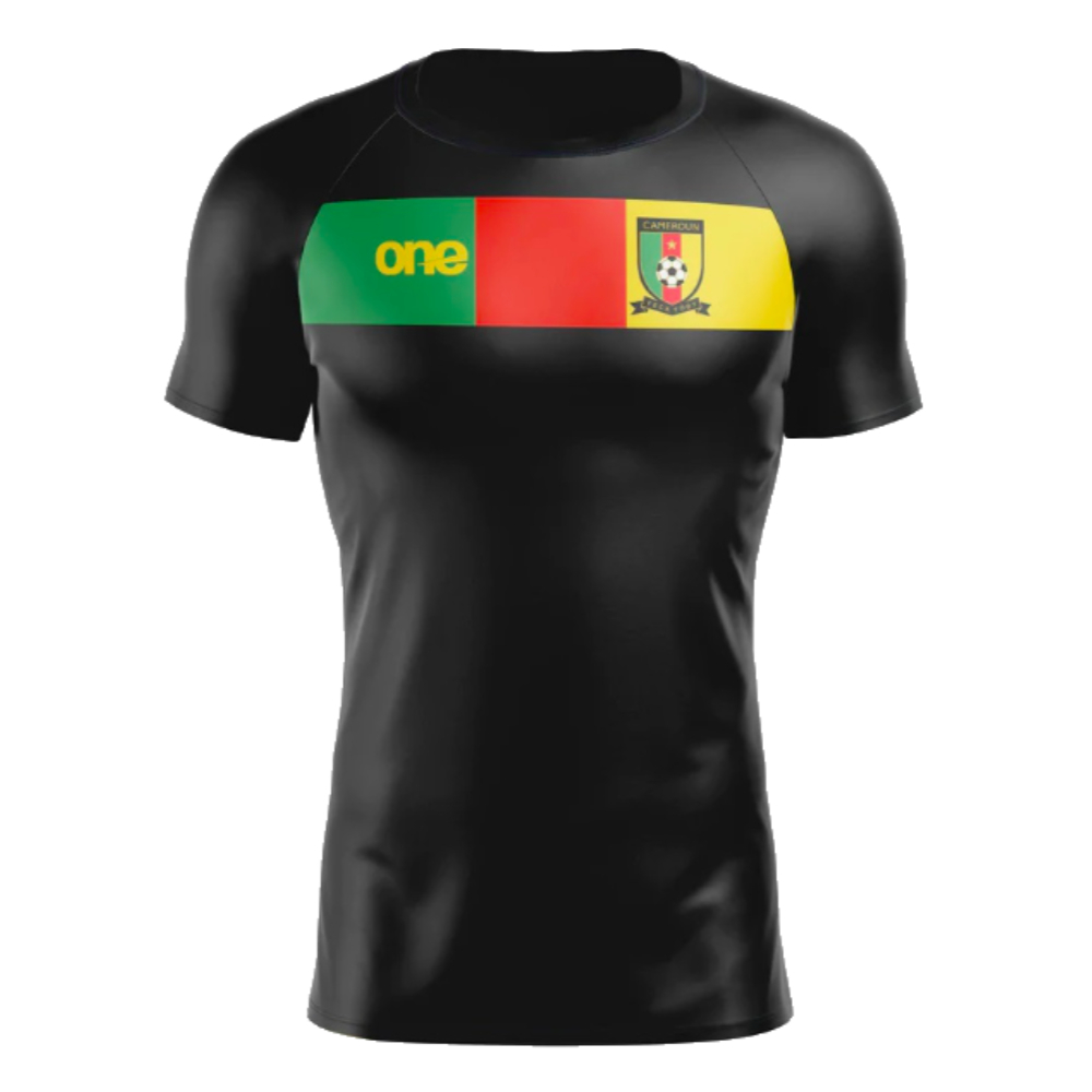 2023-2024 Cameroon Training Tee (Black) (TOKO EKAMBI 12)