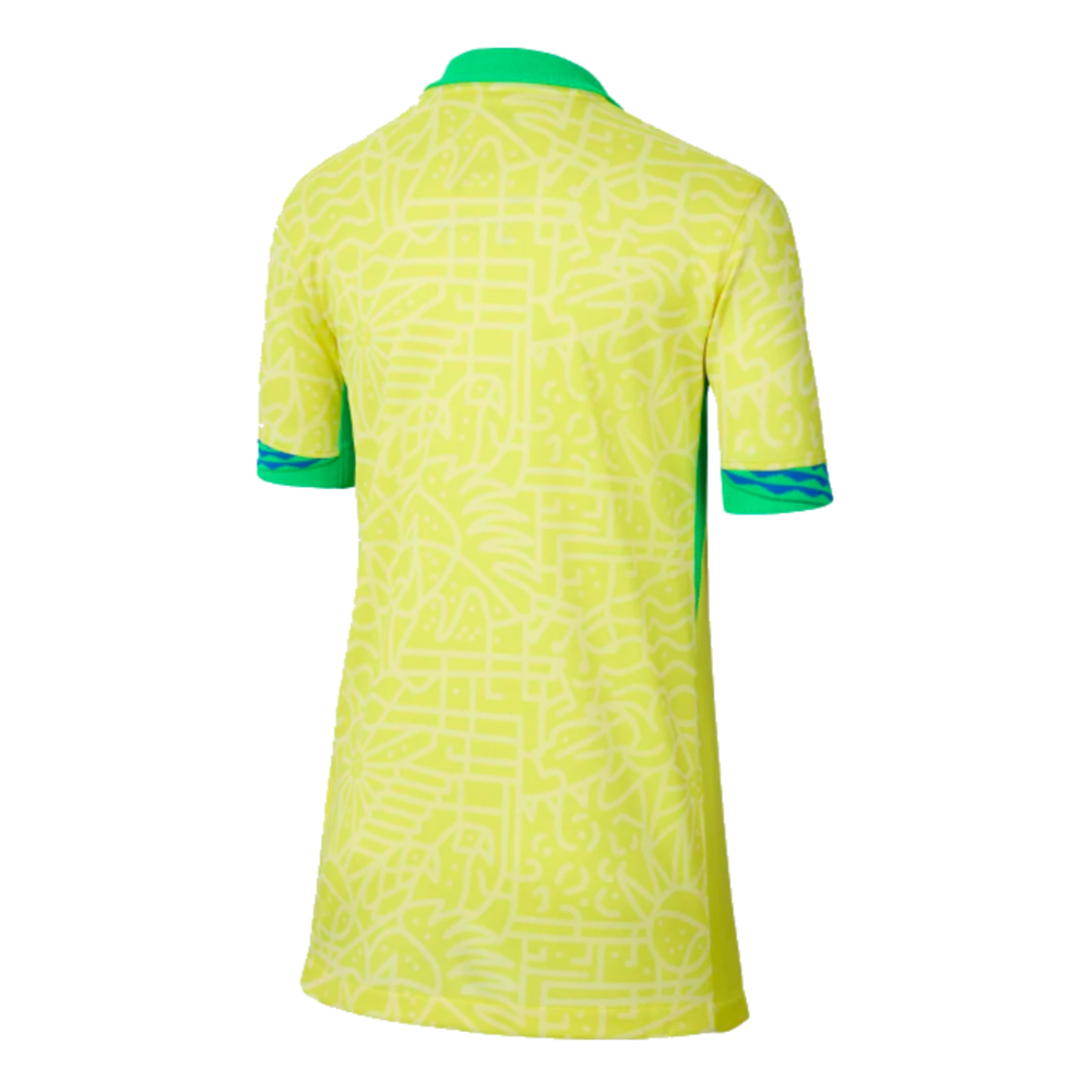 2024-2025 Brazil Home Shirt (Kids) (L.Paqueta 8)