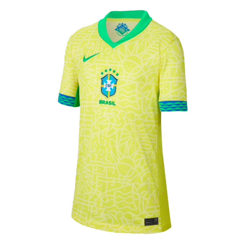 2024-2025 Brazil Home Shirt (Kids) (Martinelli 7)