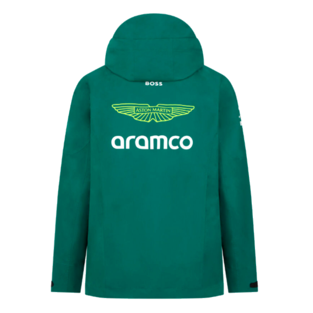 2024 Aston Martin Team Rain Jacket (Green)