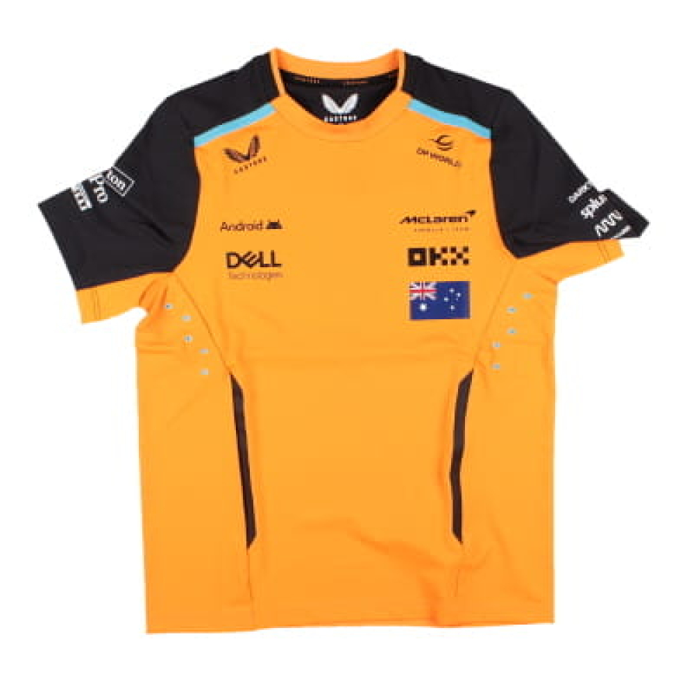 2024 McLaren Replica Oscar Piastri Set Up T-shirt (Autumn Glory) - Kids