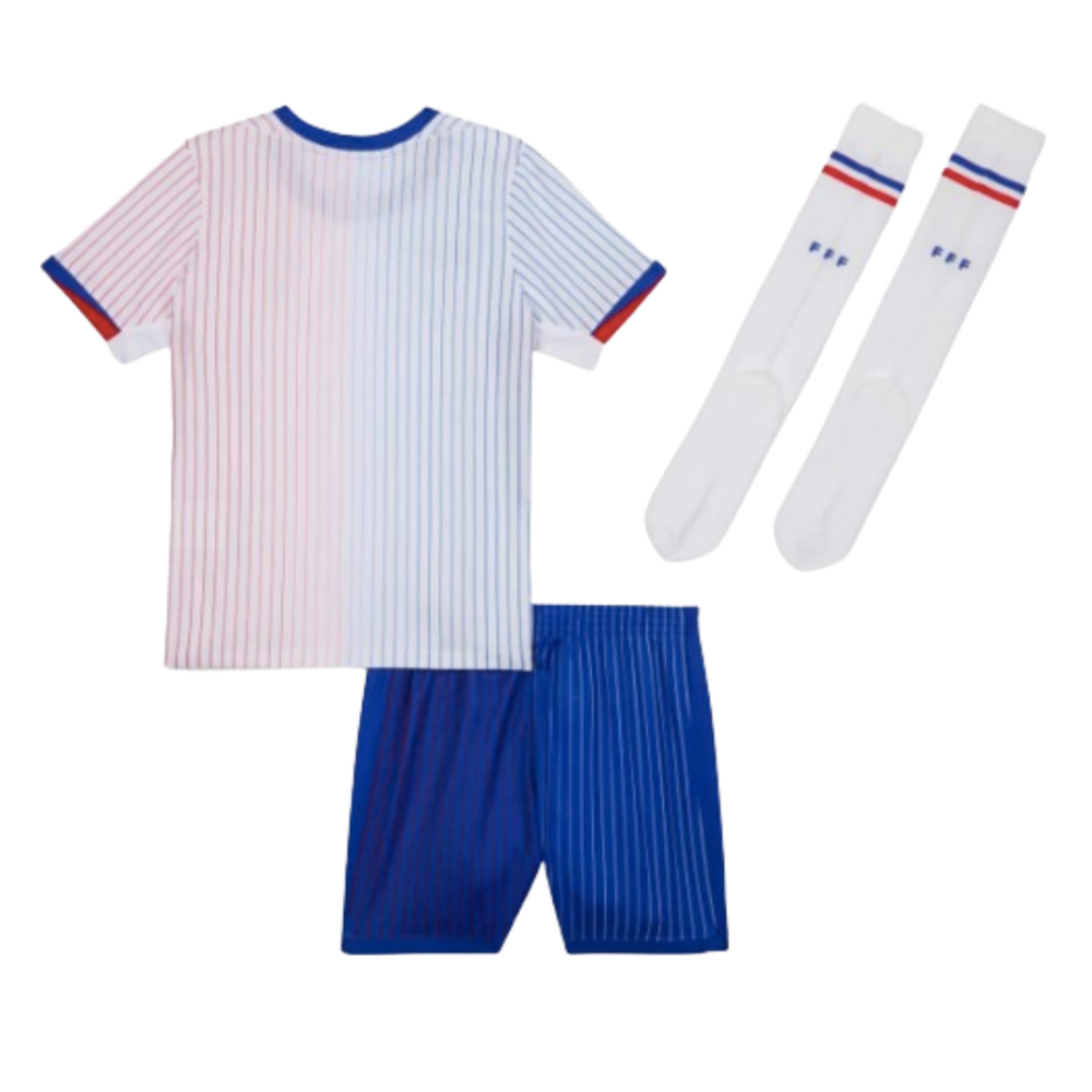 2024-2025 France Away Little Boys Mini Kit (Rabiot 14)