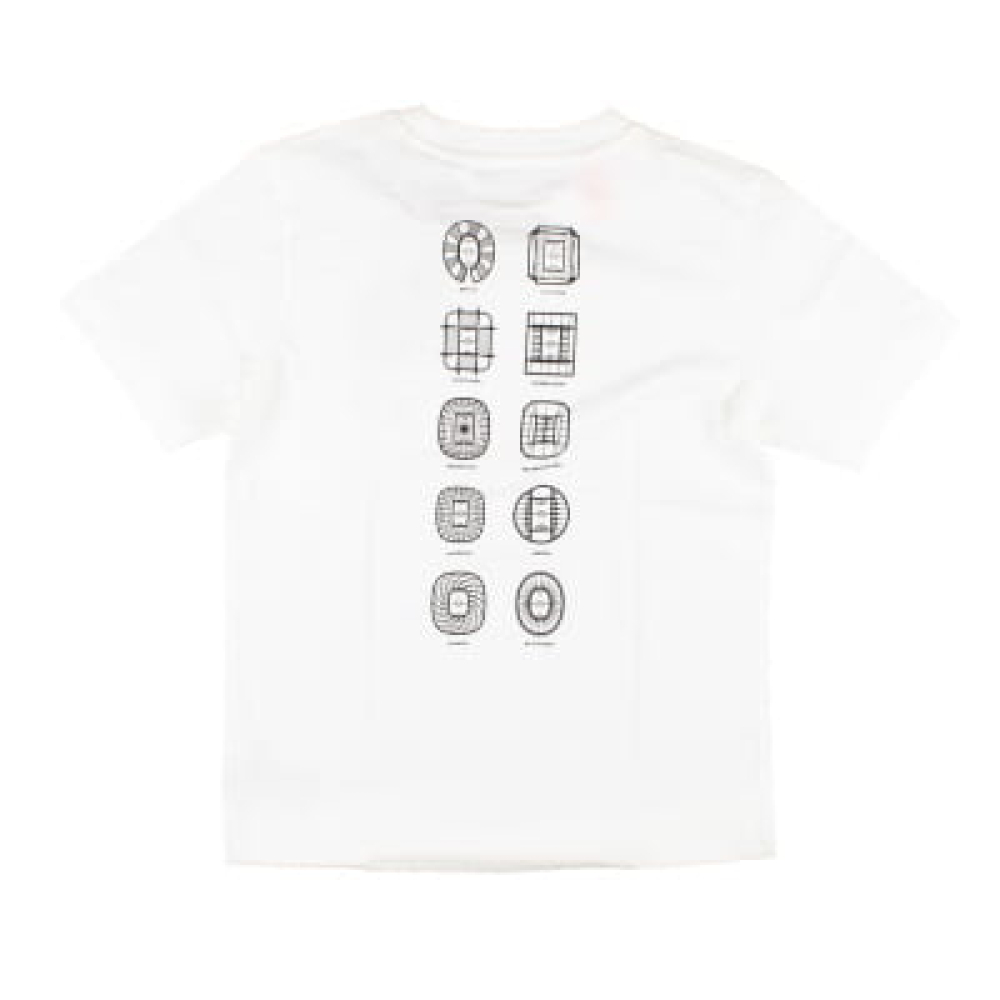 adidas Euro 2024 Official Emblem Stadium Tee (White) - Kids