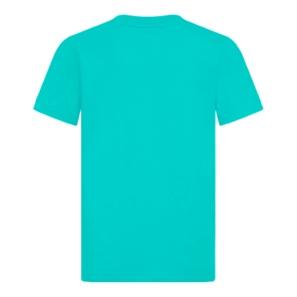 2024 Mercedes Large Logo Tee (Ultra Teal) - Kids