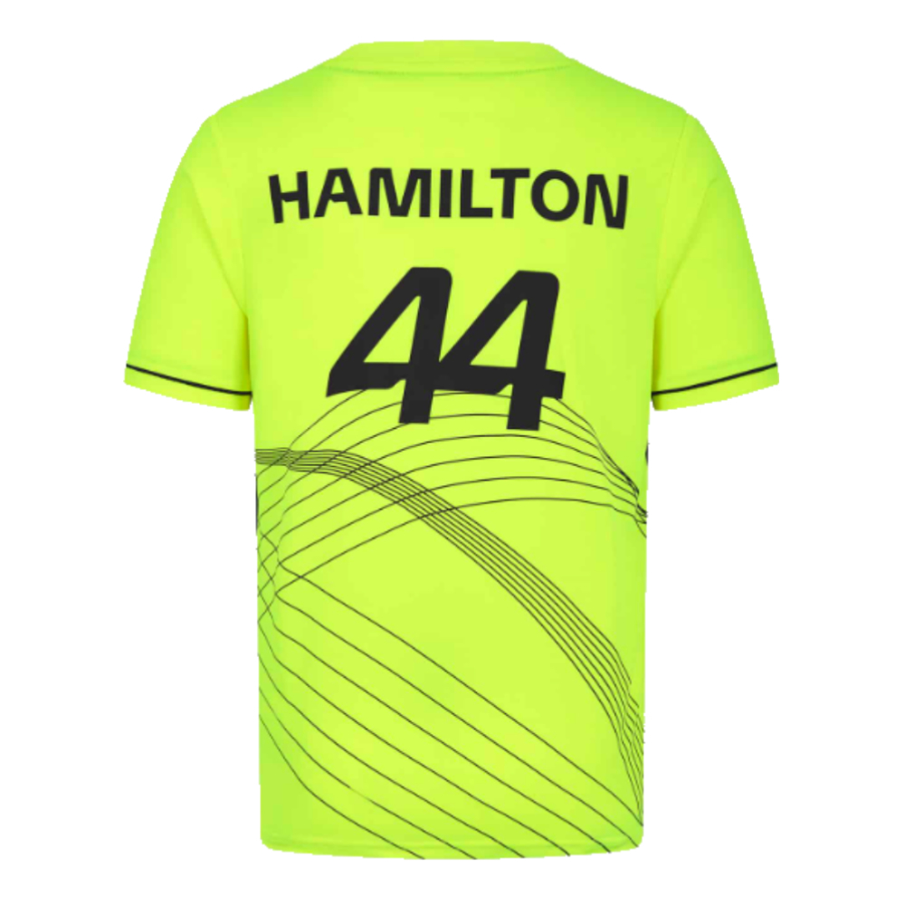 2024 Mercedes Lewis Hamilton Sports Tee (Neon)