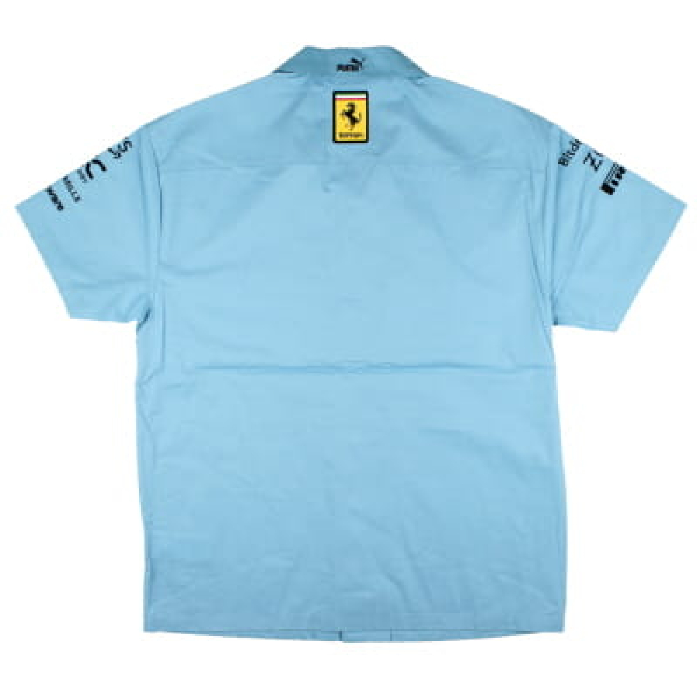 2024 Ferrari Team Miami Buttoned Shirt (Blue)